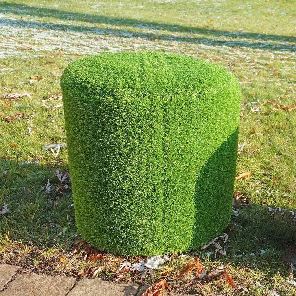 Mobilier Jardin sans Entretien AniPlants Tabouret Herbe Toujours Vert