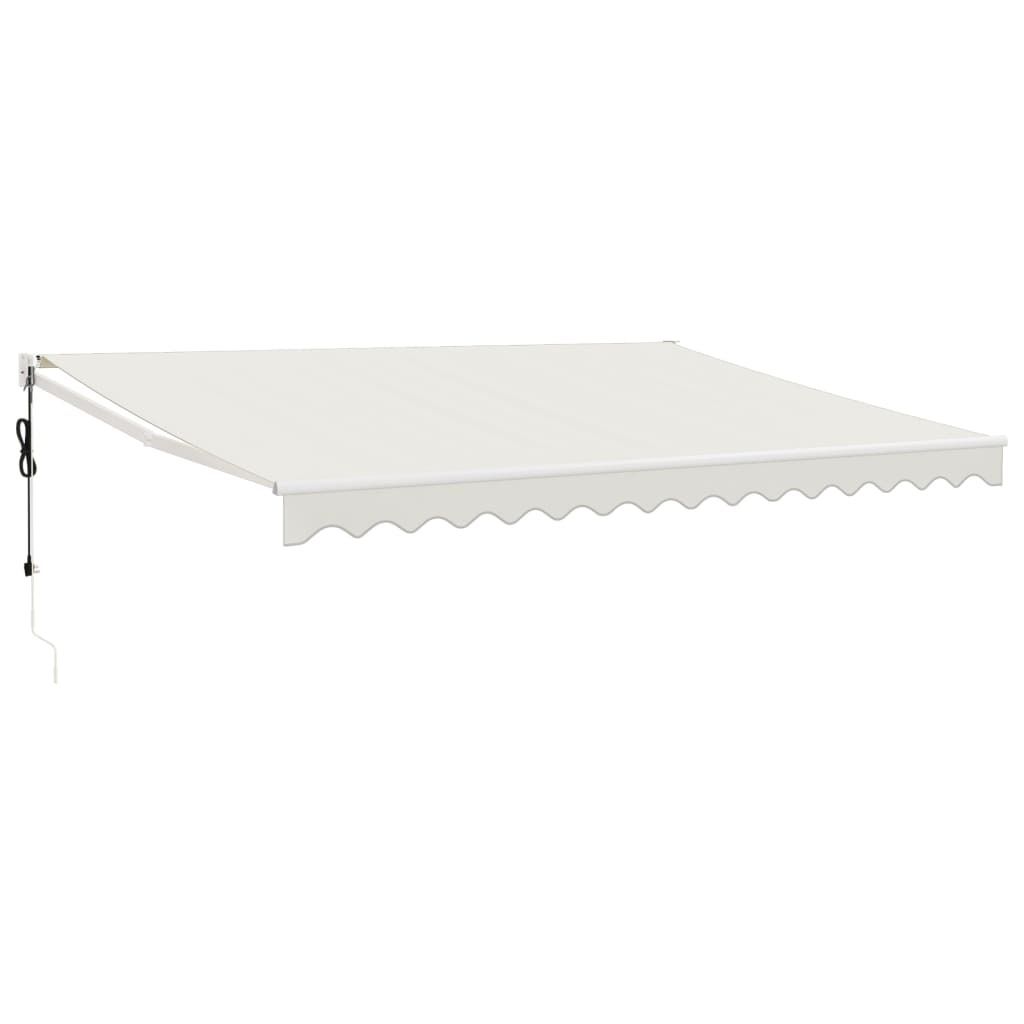 vidaXL Elektrische Markise mit Kurbel Creme 4x3 m Produktbild 