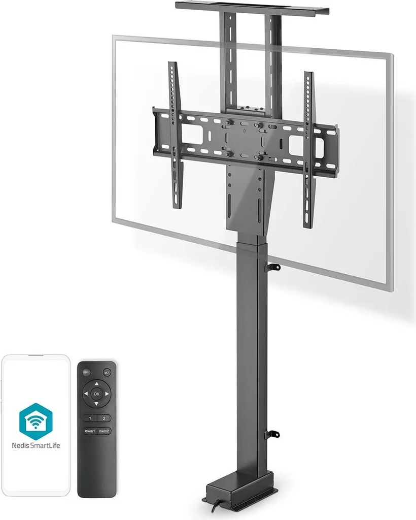 Support TV motorisé ascenseur pour meuble avec télécommande Nedis - 7