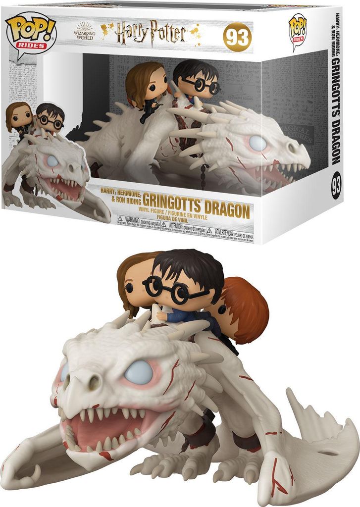 Figurka Funko Pop! Harry Potter - Smok Gringotta z Harrym, Immagine del prodotto 