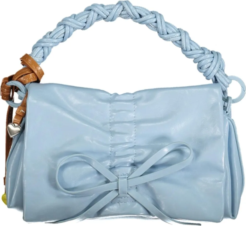 Mini Bag Blu Pieghevole: Accessorio Chic con Tracolla Removibile