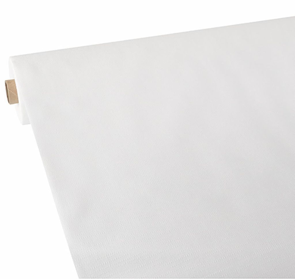 Papstar 84935, Rechteckig, Weiß, Synthetisch, Tischdecke, Produktbild 
