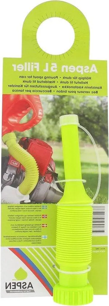 Bidon 5L souple anti-fuite pour transport essence tronçonneuse et chariot