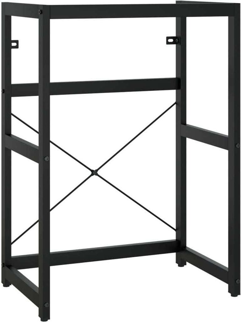 vidaXL Stelaż umywalki łazienkowej czarny 59x38x83 cm Zdjęcie produktu 