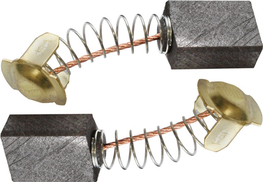 2x Kohlebürsten Kohlestifte Kohlen für Hitachi/Hikoki 7x13x17/18,5 mm (999026)