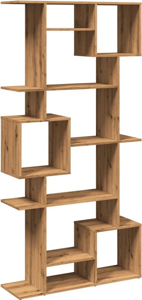 vidaXL Artisan dubová knihovna 92x29x188 cm materiál na Obrázek produktu 