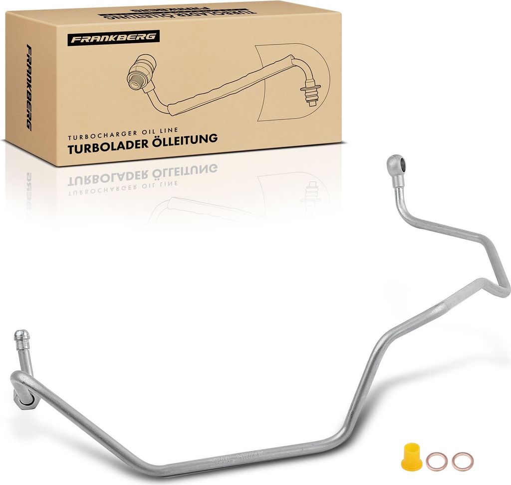 Frankberg 1x Ölleitung Turbolader für VW Golf Bora Audi A3 Seat Leon Toledo II Skoda