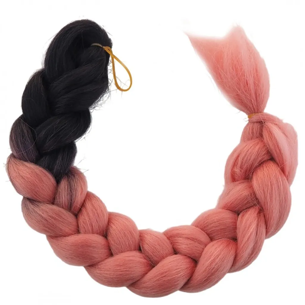 Carla Trecce Yulik Rosa-Nero 120cm: Extension Sintetiche Professionali