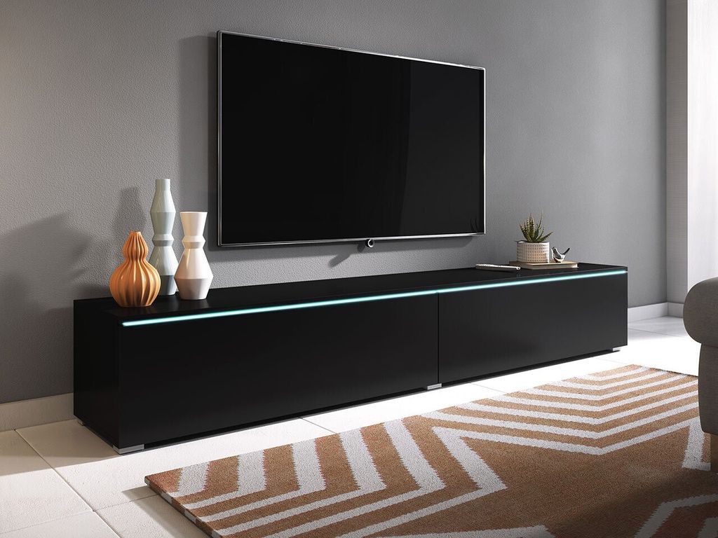 TV skříňka 180 cm WILLA D - černá TV skříňky | Kaufland.cz