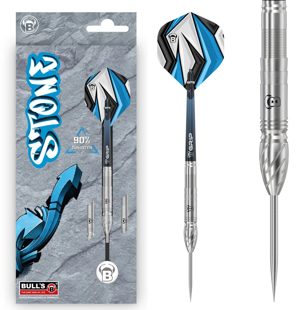 Fléchettes de compétition Bulls Stone S1 23g pour le club