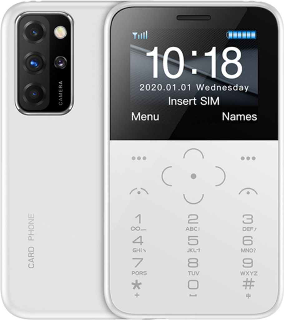 S10p Mini Card Handy 2g Gsm 800mah Ultradünne kleine Portable White