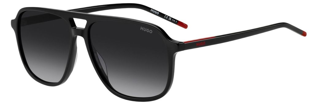 Hugo HG 1398/S BLACK/GREY SHADED 58/14/145 Herrenbrillen Produktbild 