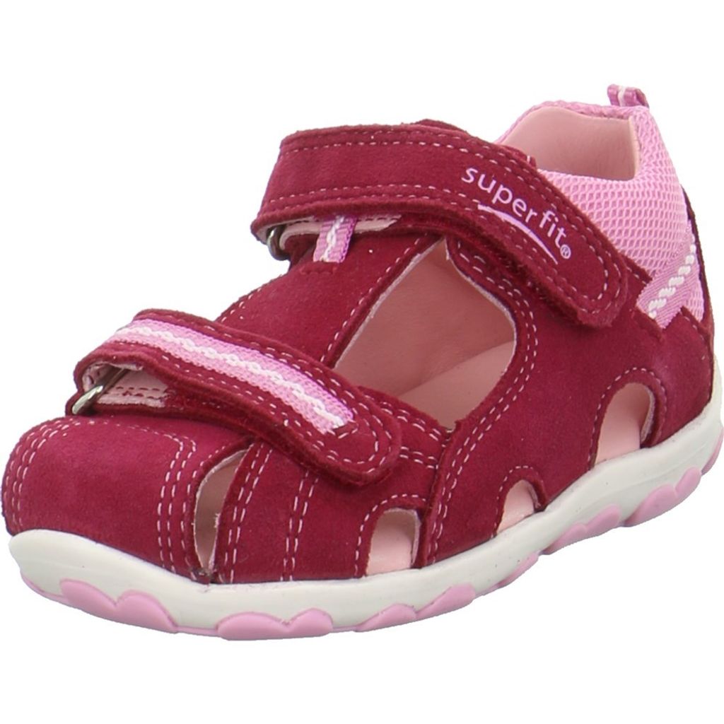 Superfit Sandalen Uni - Baby 363133303633 Rot 20 EU
