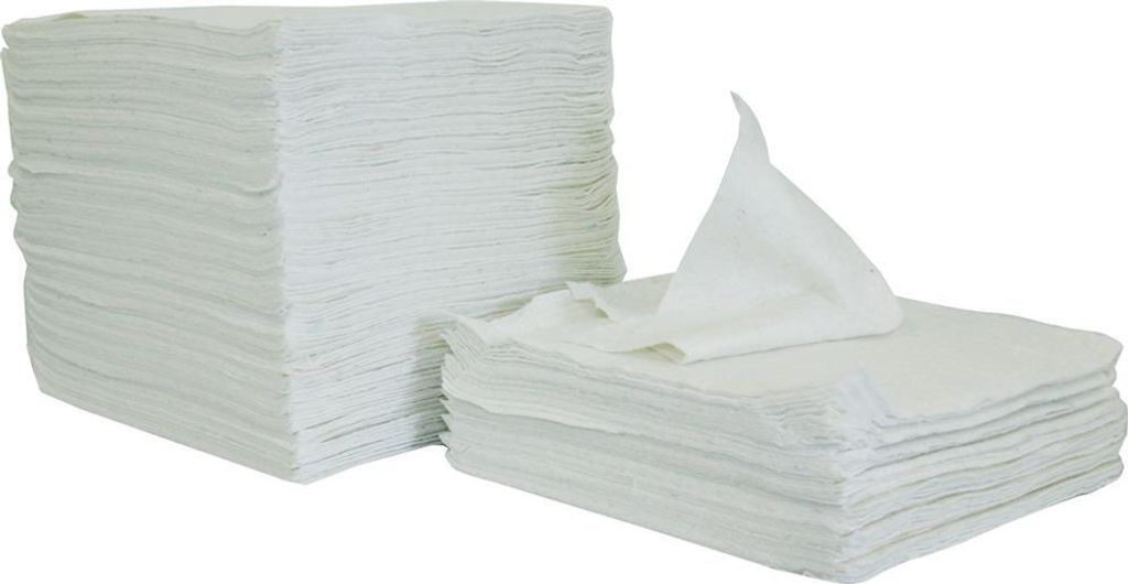 Putztuch/rohweiß 10kg 38x38cm 350 Blatt Produktbild 