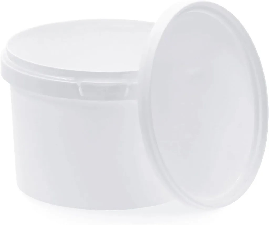 100 Contenitori BenBow 0,5L Professionali Bianchi - Resistenti e BRC - 1