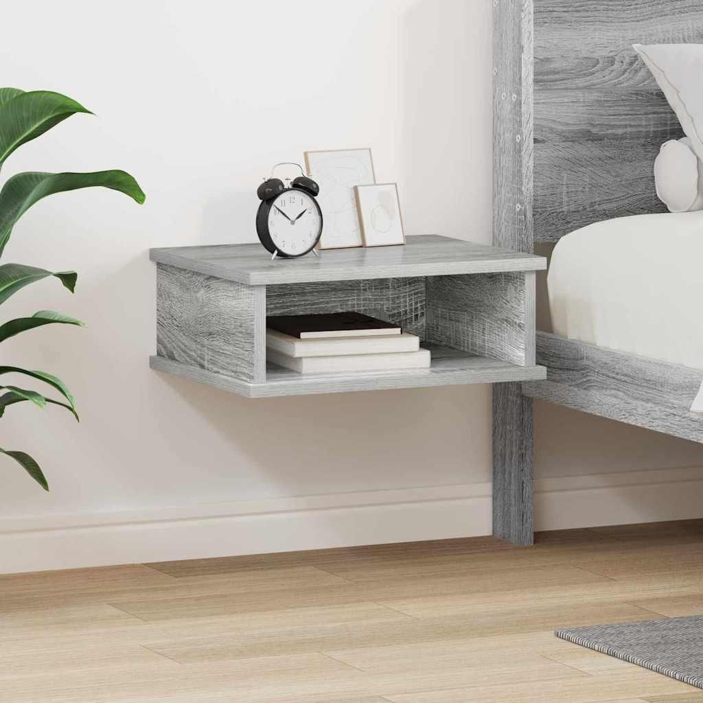 Maison Exclusive - Nachttisch Graues Sonoma 40 x 31 x 15 cm Holzwerkstoff