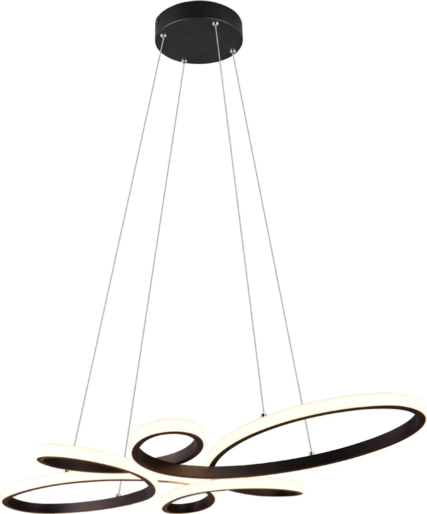 Lampada Sospensione Trio FLY LED 32W Nero: Smart Lighting & Design