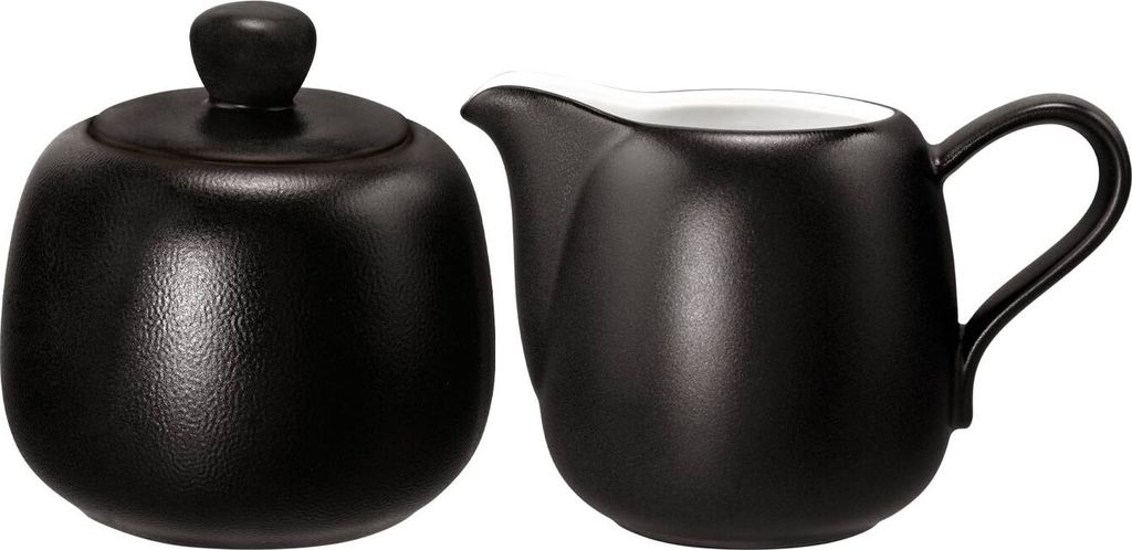 Seltmann Weiden Liberty Velvet Black Milch- & Zucker-Set 2-teilig