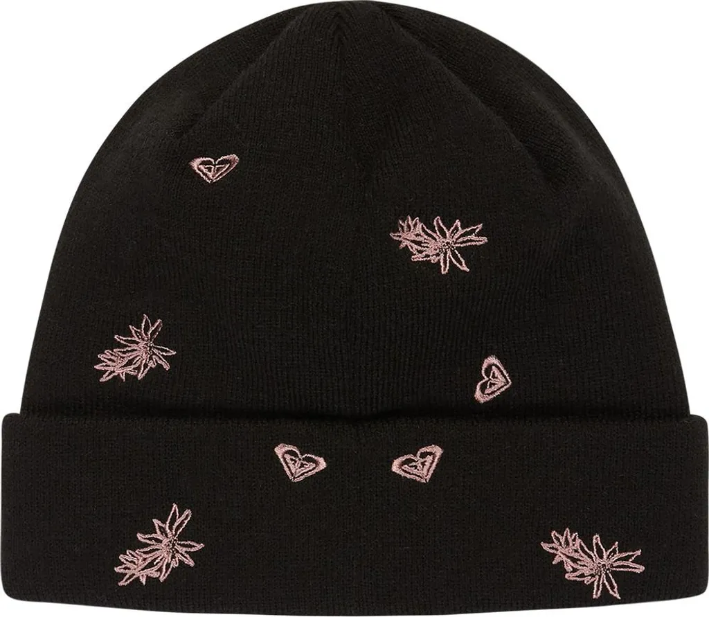 Bonnet ROXY Hedda True Black avec doublure polaire douce pour enfant - 2