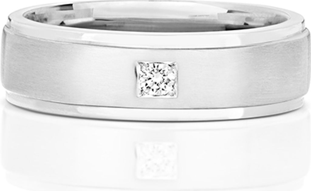 9 Karat (375) Weißgold Damen - Diamant Produktbild 