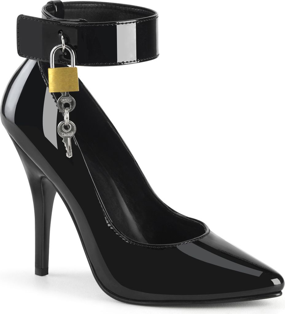 SEDUCE-432 Damen Pumps von Pleaser, Schwarz EU 41, US 11