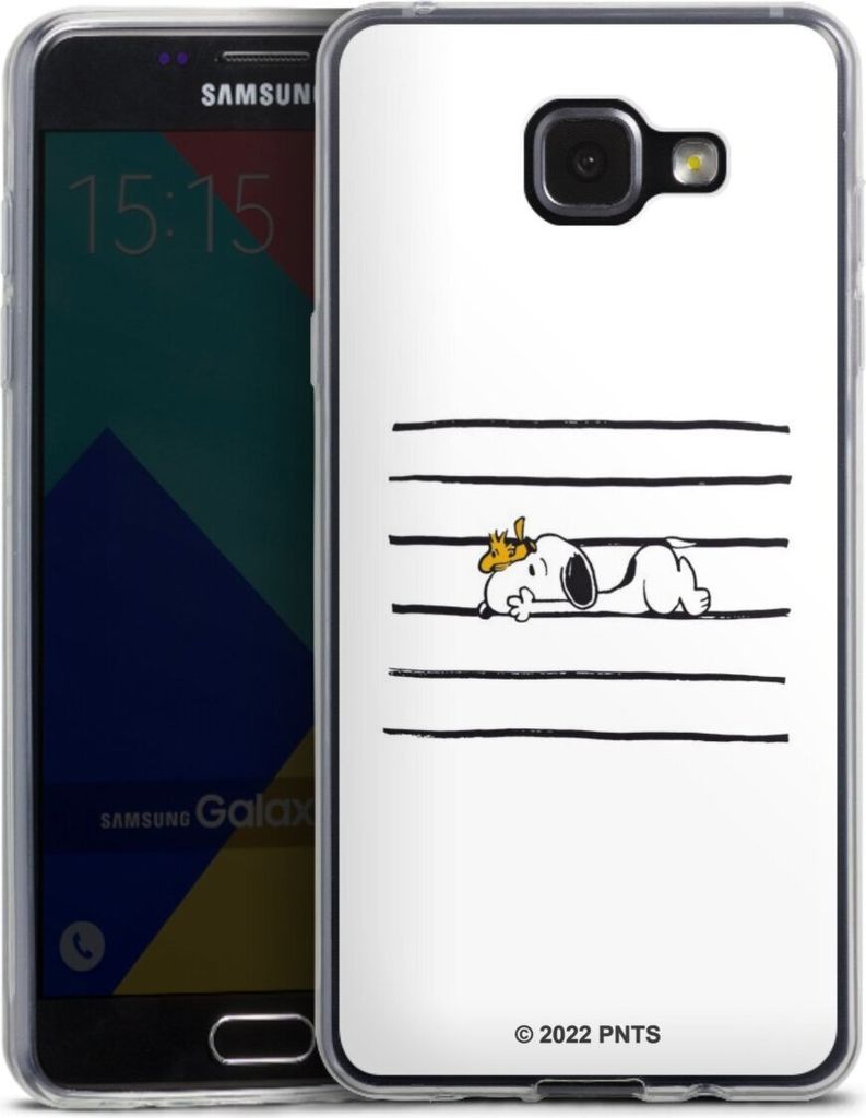 DeinDesign Slim Hülle für Samsung Galaxy A5 (2016) Silikon Case Ultra Dünn Handyhülle Hund Peanuts Snoopy