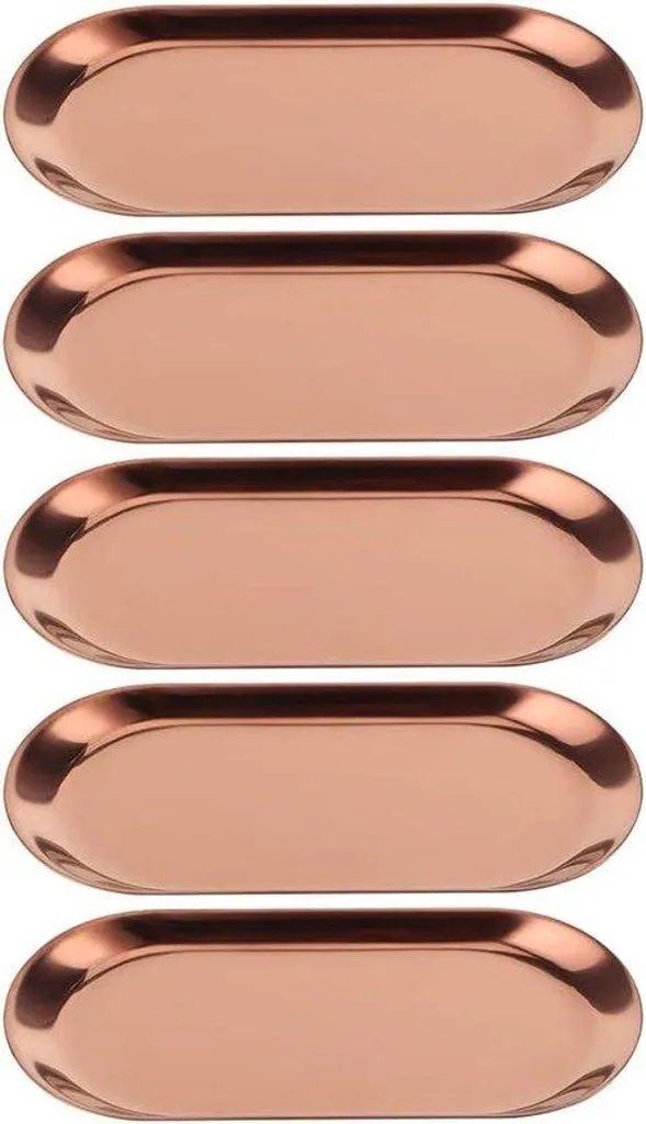 Coffret de voyage ovale en inox pour bijoux avec 3 compartiments de tri
