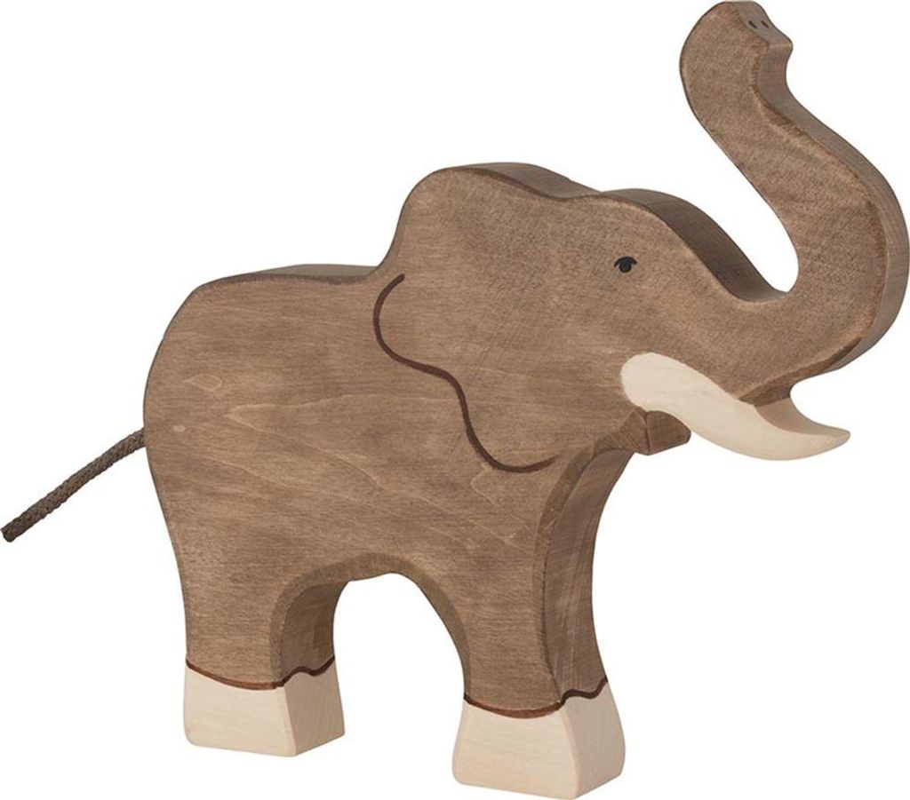 Eléphant, trompe levée Image du produit 