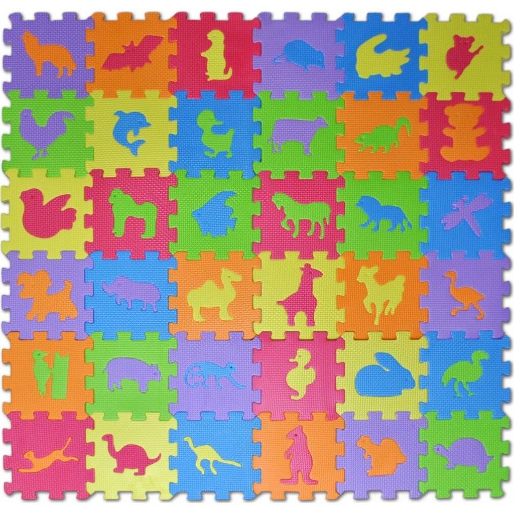 Puzzle in schiuma 36 pezzi - animali Immagine del prodotto 