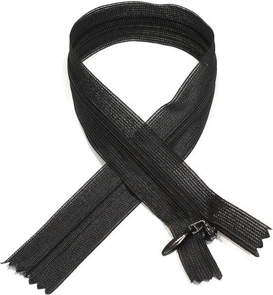 Elegante Reißverschluss 18cm 25Stk dunkel