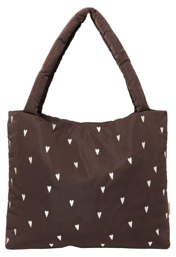 Studio Noos Mom Bag - Puffy - Brown Heart Produktbild 