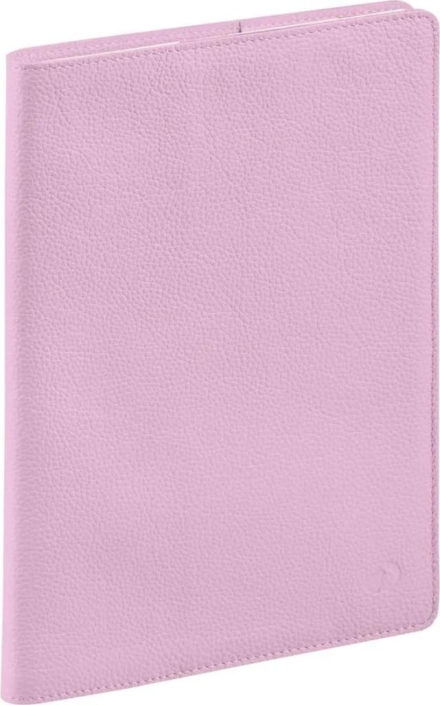 Buchkalender Minister 16x24cm Leder Tania lila 2026.