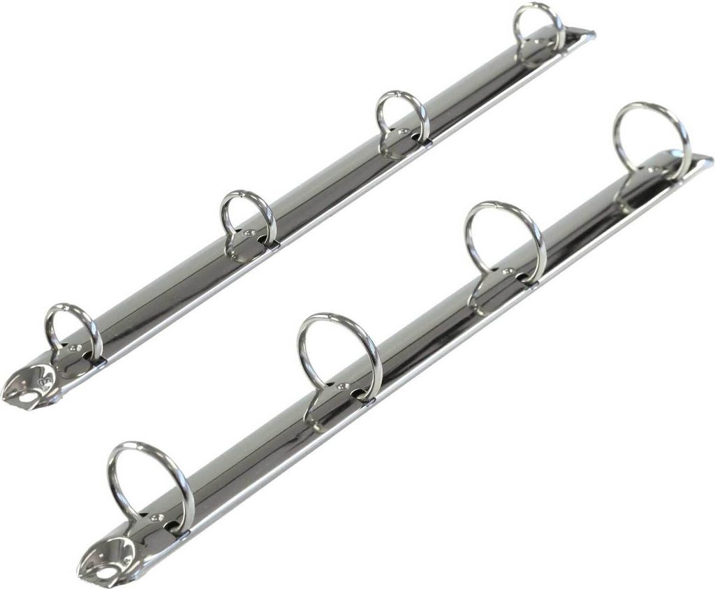 10 x Ringmechanik Ringbuchmechanik Binder 4-Ring f Ordner Hefter 292mm, Größe:25mm rund