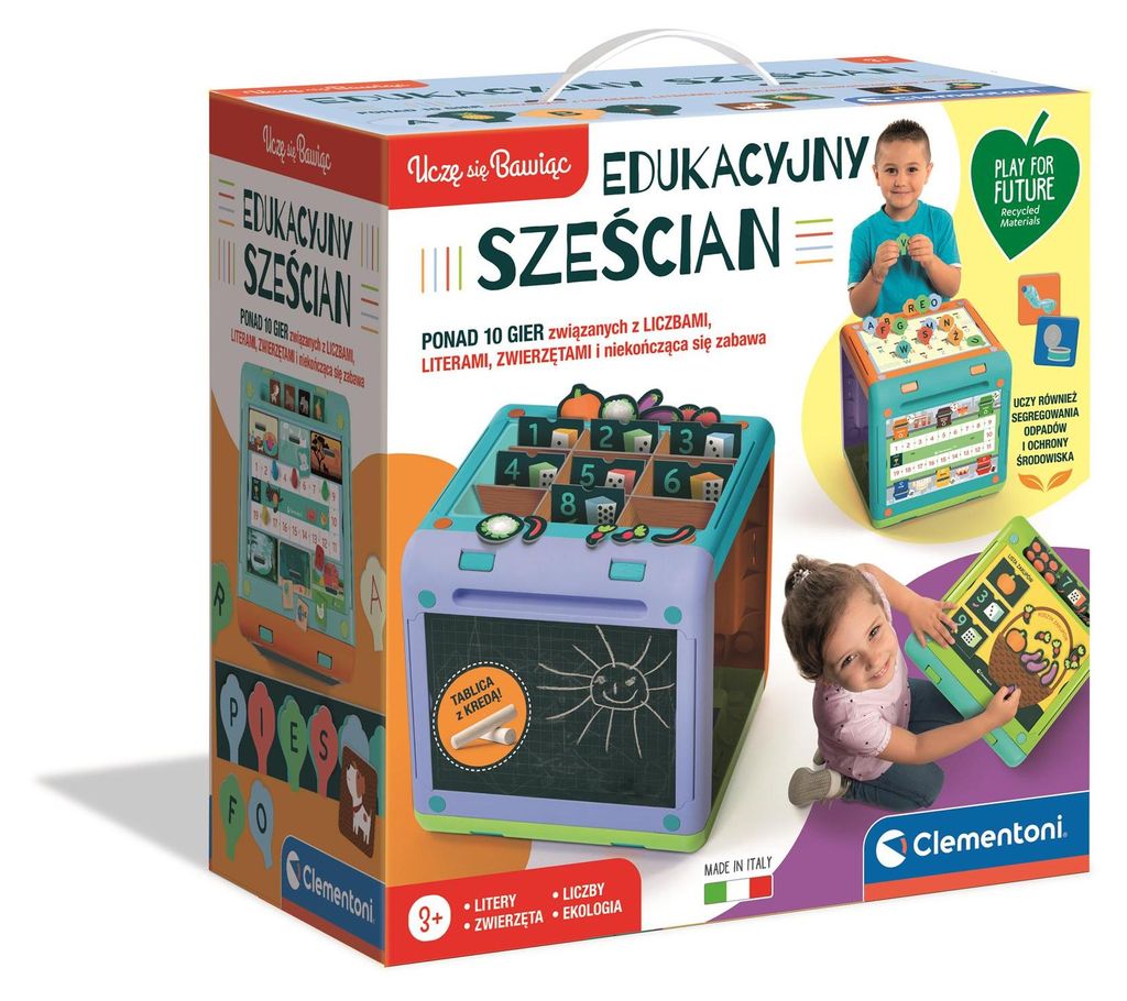 Clementoni: Ich lerne und habe dabei Spaß! Lernwürfel 50695 Produktbild 