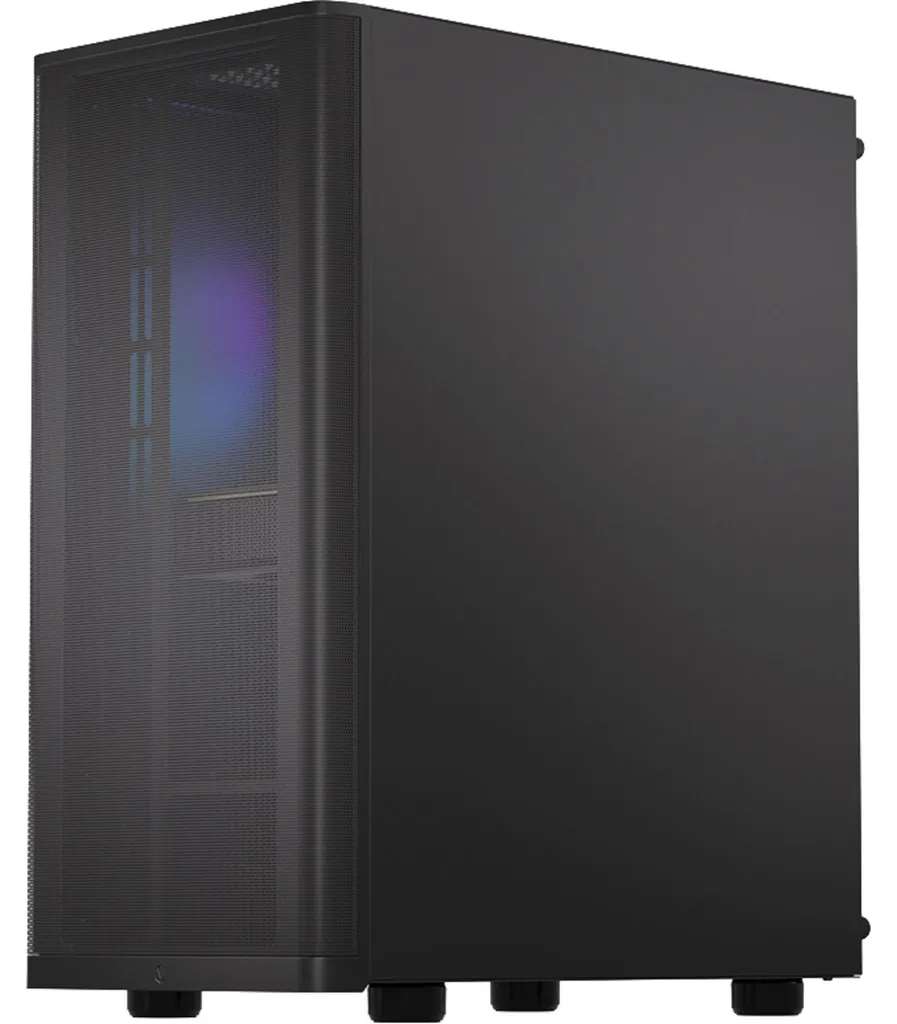 Boîtier Endorfy Ventum 200 Solid avec Façade Perforée et Acier Noir - 12