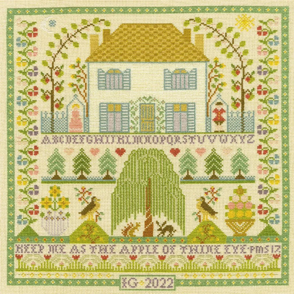 Kit point de croix pour décoration murale Moira Blackburn Keep Me 32cm