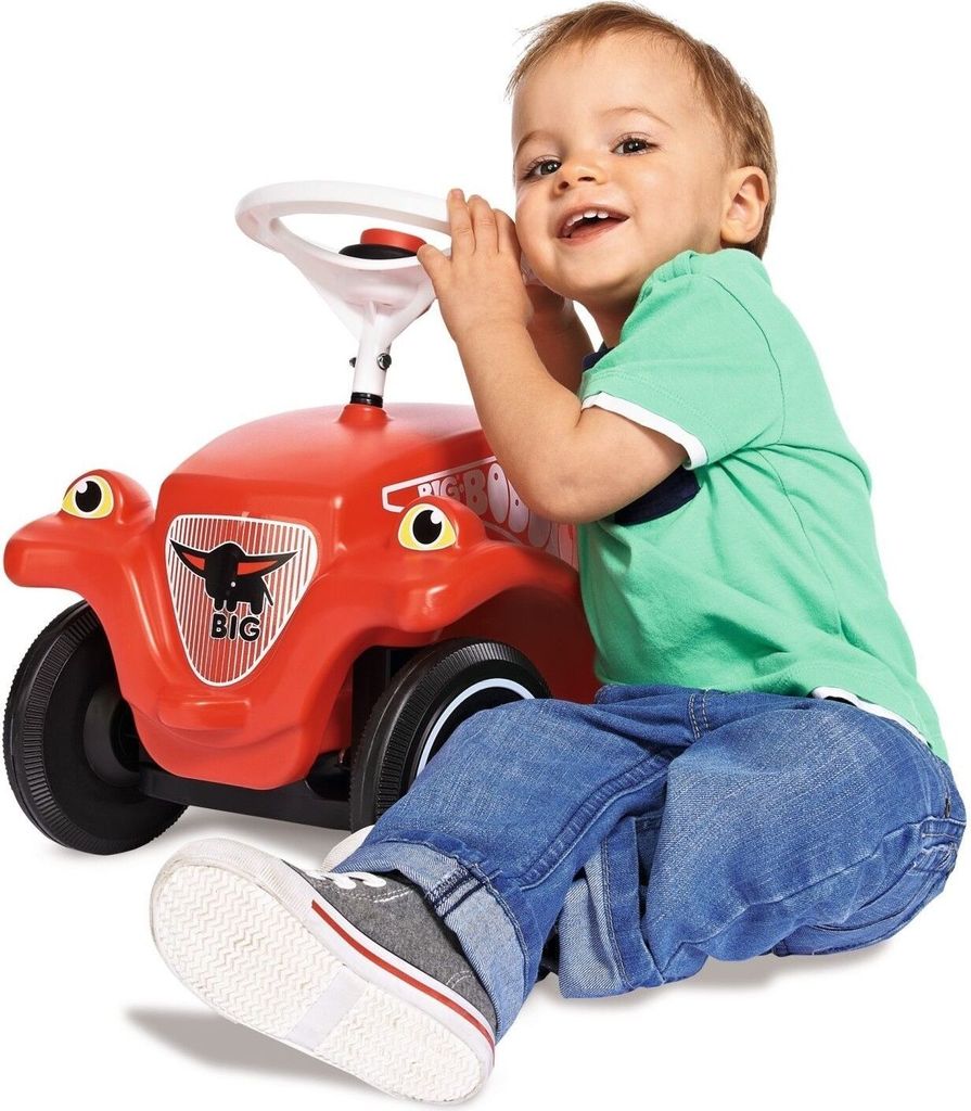 Big Bobby Car Classic z oponami Whisper czerwony 56053 Zdjęcie produktu 11