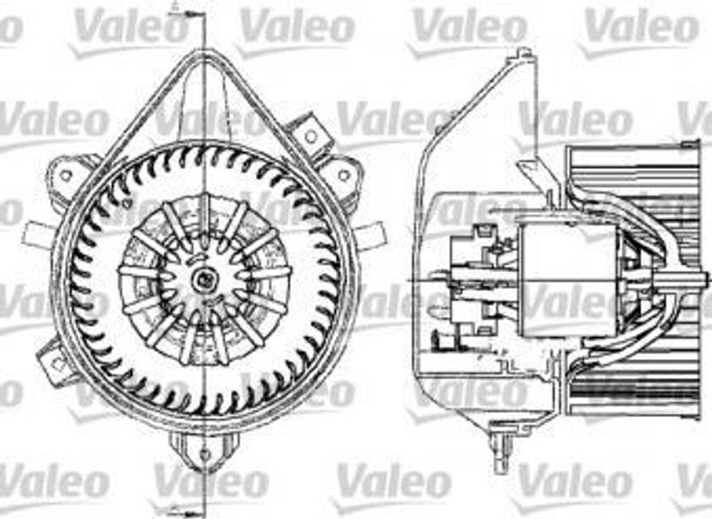 Valeo Innenraumgebläse 698533