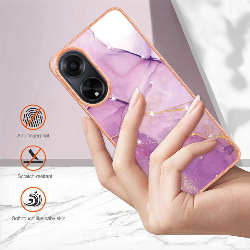 Cover Per Oppo A98 5G In Silicone TPU Trasparente – Antiurto, Antiscivolo, Con Tappi Antipolvere - 2