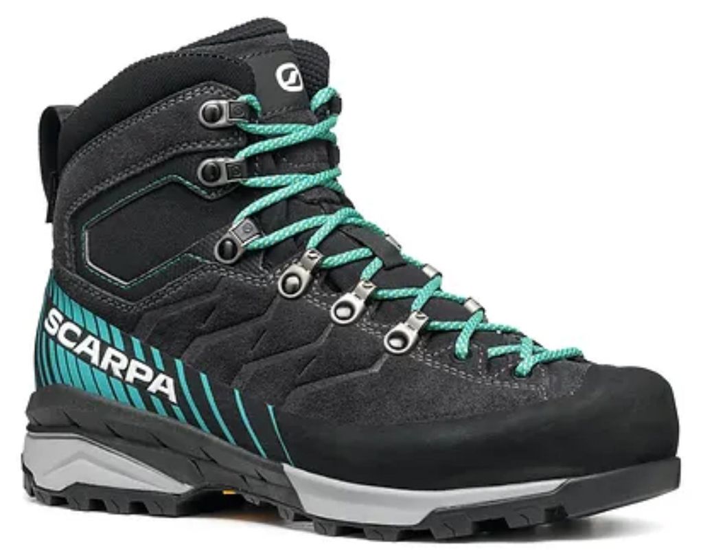 Scarpa Mescalito TRK GTX Wmn - Dark Anthracite/Tropical Green Dark Anthracite/Tropical Green 38,5