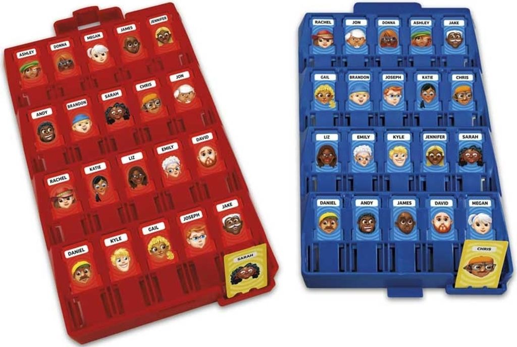 Guess Who Grab and Go Travel Brettspiel