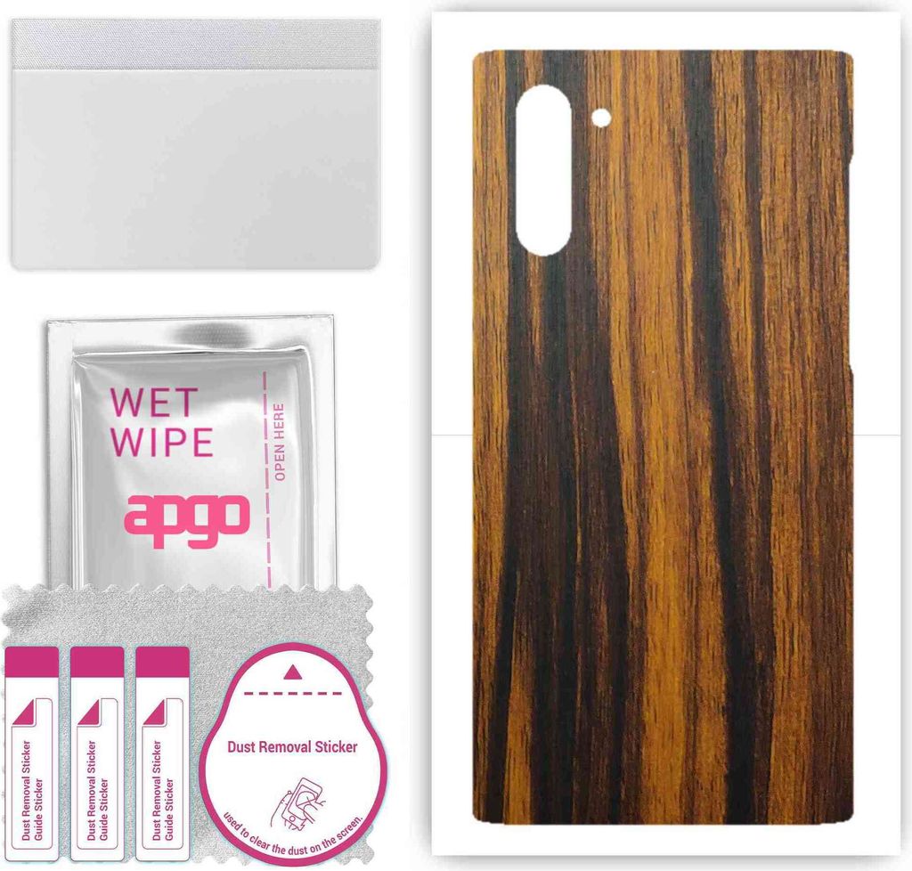 apgo Rückseite Schutzfolie, Skin, kompatibel mit Samsung Galaxy Note 10, Hinten Displayschutzfolie aus Vinylfolie, kratzfest, einfache Montage - T...