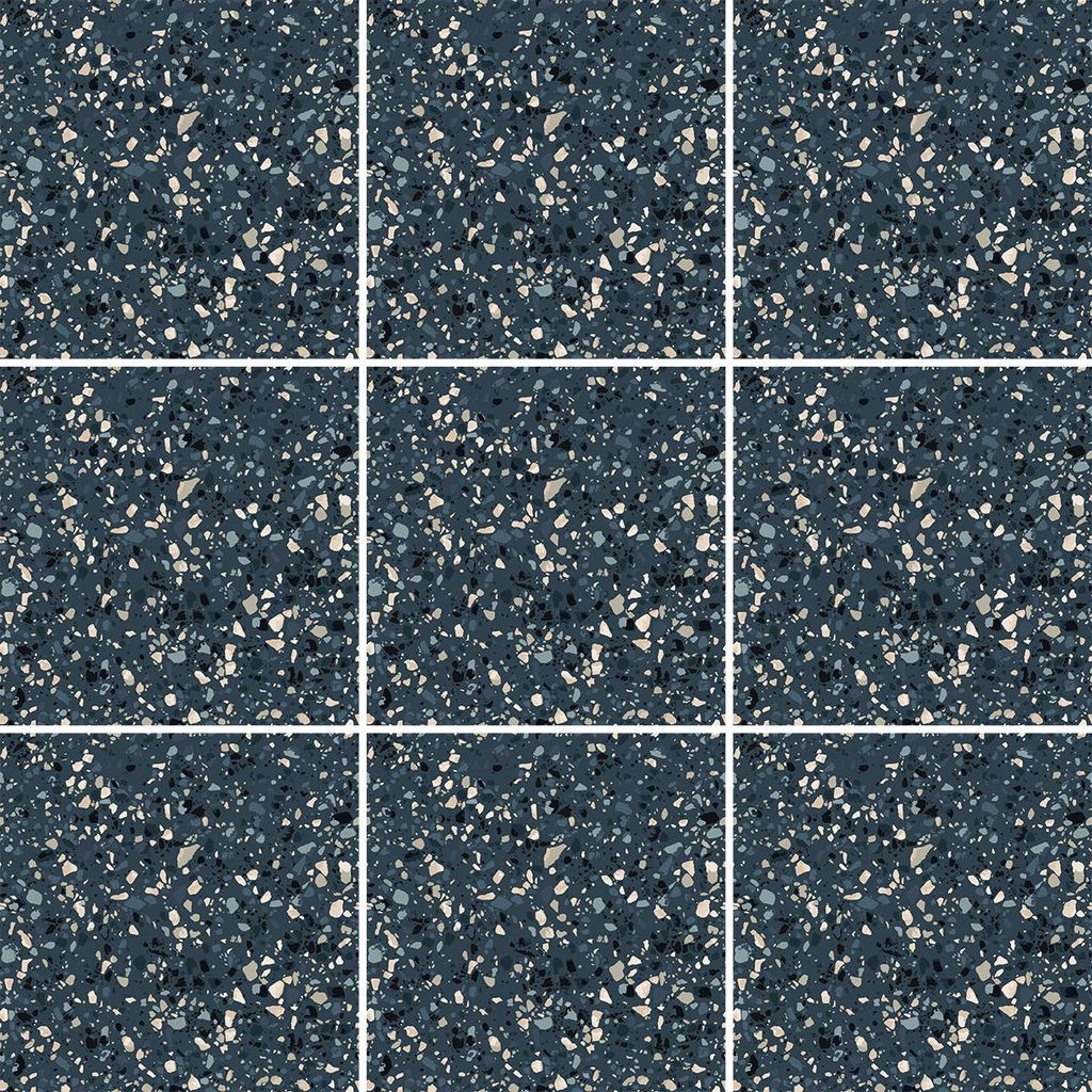 Selbstklebende Wandfliesenaufkleber für Küche und Bad – 9 BELINO TERRAZZO FLIESENAUFKLEBER – 9 Aufkleber 20 x 20 cm