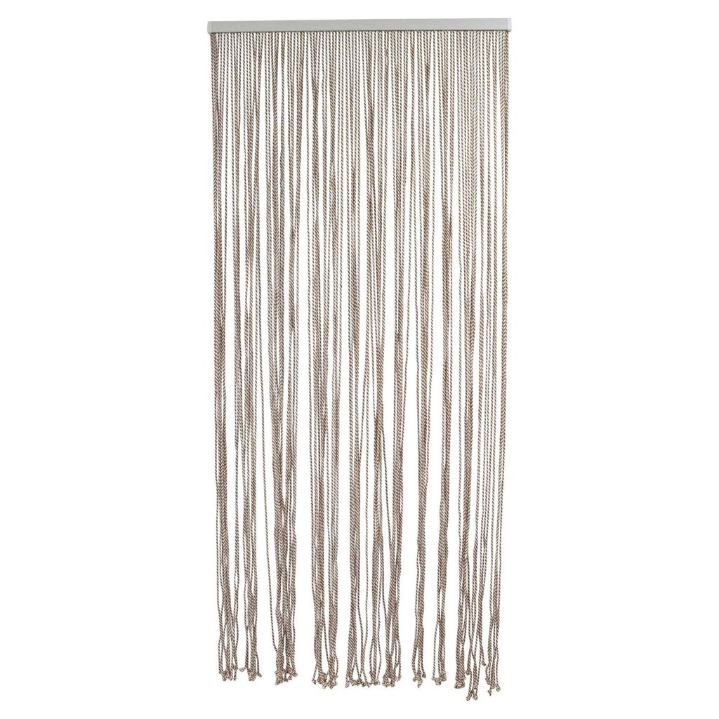Türvorhang "Rope", 85% Baumwolle, 15% Polyester, PolyBaumwolle, PVC-Leiste, 200 cm Höhe, 90 cm Breite
