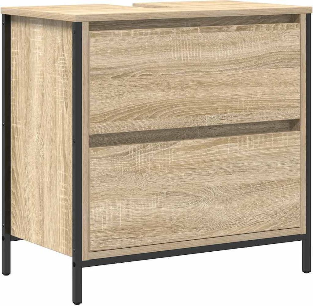 Waschbeckenunterschrank mit Schubladen Sonoma-Eiche