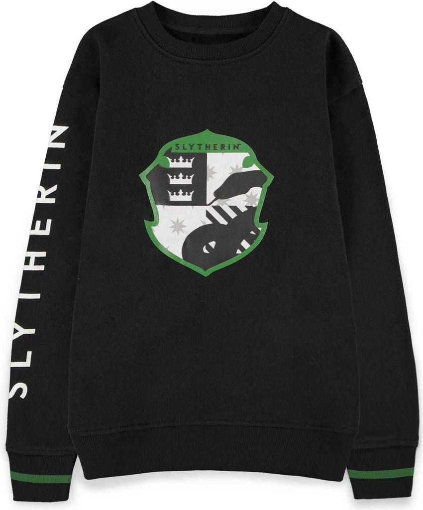 Harry Potter - Slytherin Emblem Boys Crew Sweater - 146/152 Produktbild 