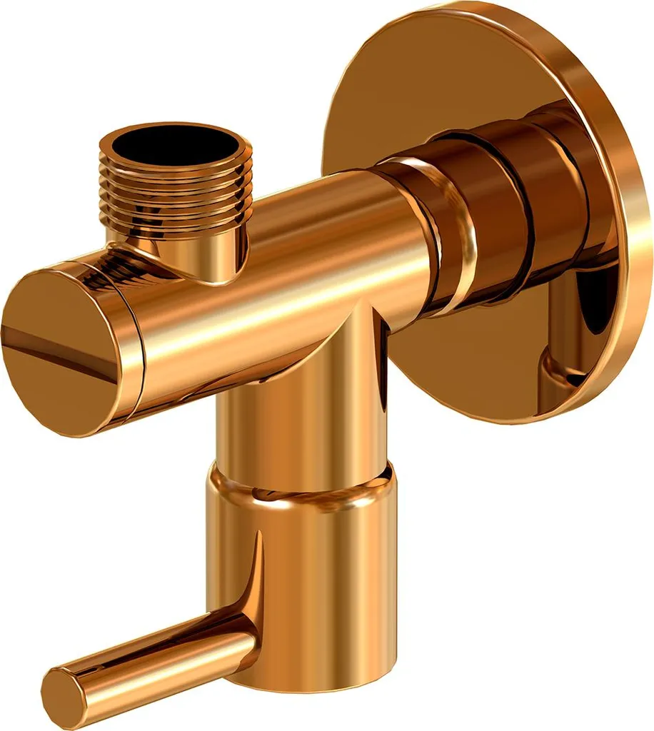 Steinberg Série 100 Vanne d'angle, G1/2, avec raccord 3/8 pour tuyau flexible, 1001640RG, 1001640RG