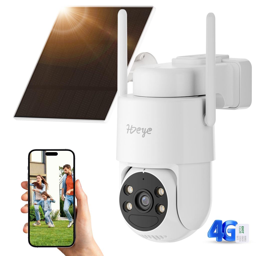 HDeye SP3 4MP 4G Sicherheitskamera mit PIR & Produktbild 
