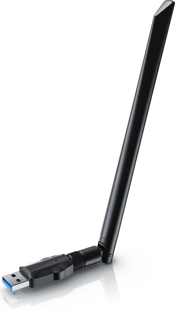 Aplic WLAN Adapter 1200MBit/s - 2,4Ghz + 5Ghz - Dual Band - 5 dBi externe Antenne - Mini WiFi Stick 1200 MBit/s - Wireless LAN - USB 3.2 Gen.1 Netz...