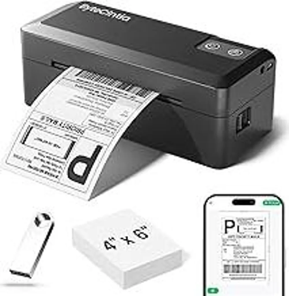 Stampante Etichette Bluetooth 4x6 Termica - Supporto Amazon Ebay DHL - 1